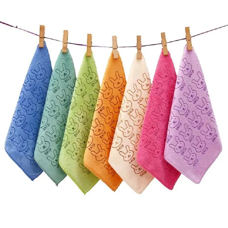 دستمال حوله ای نانو خرگوشی 30*30 بسته ۱۲عددی