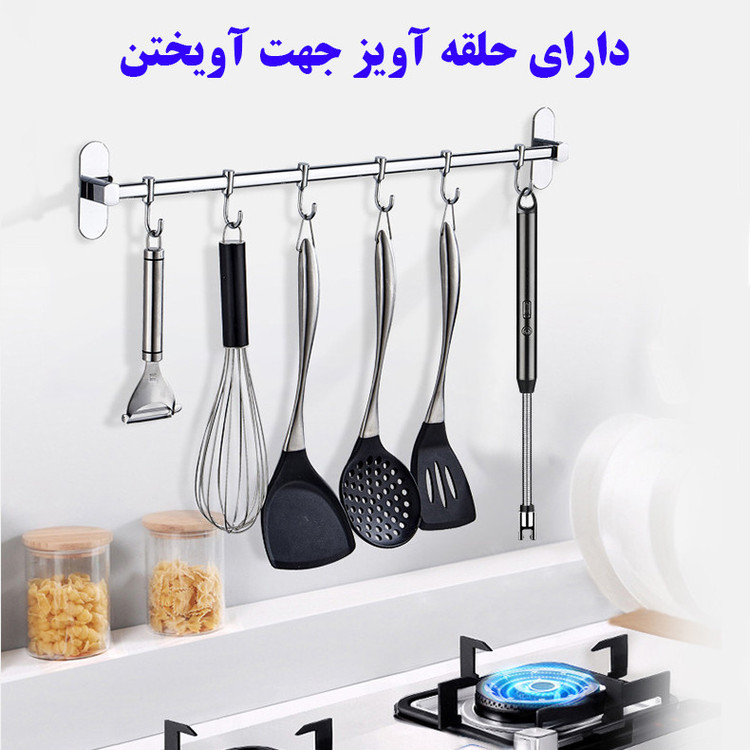 فندک شارژی الکتریکی آشپزخانه فنری پلاسمایی ۳۶۰درجه
