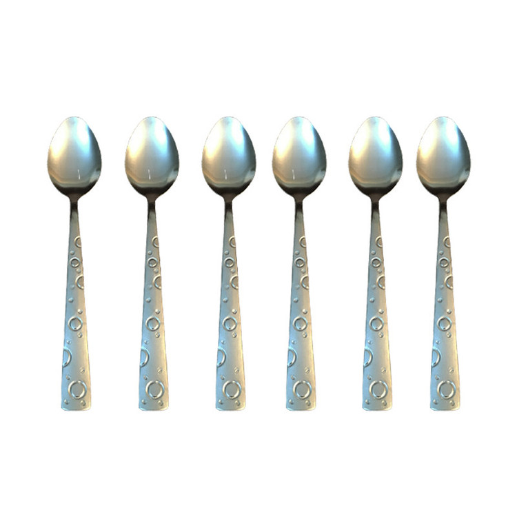 قاشق چای خوری مدل توپی بسته 6 عددی