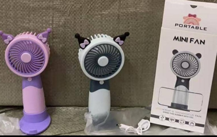 مینی پنکه شارژی رومیزی پایه دار مدل mini fan