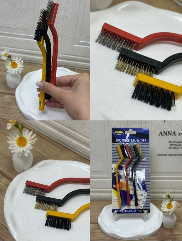 فرچه مدل سر سیمی مجموعه 3 عددی