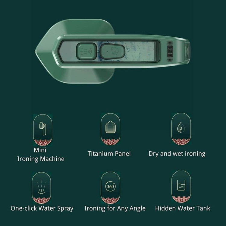 اتو بخار مسافرتی مدل mini iron ظرفیت 0/08 لیتر